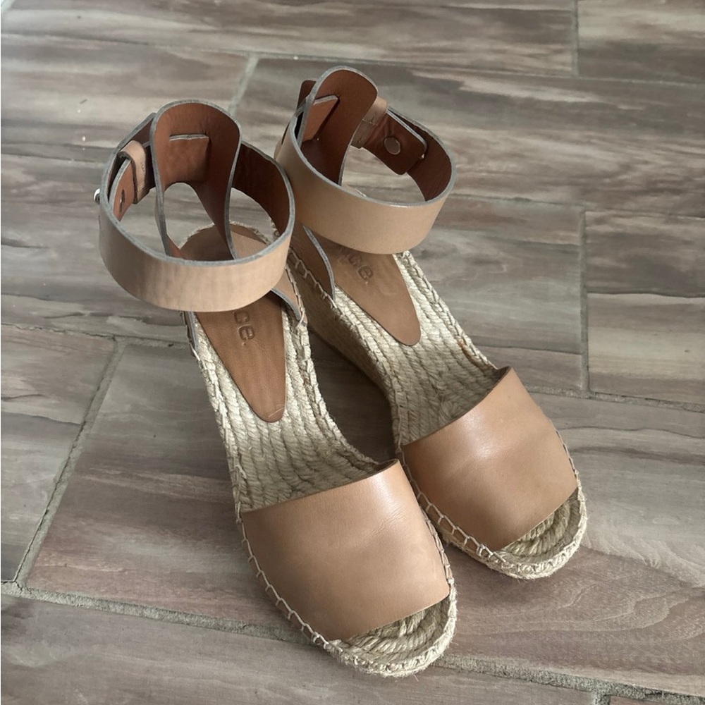 Vince Simona Espadrille Wedge Sandals 36